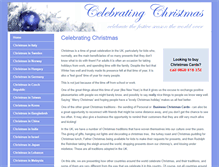 Tablet Screenshot of celebratingchristmas.co.uk